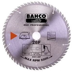 Bahco 8501-10F Hoja de sierra circular - 170 mm - Plata - Corte de madera Bahco 8501-10F Hoja de sierra circular - 170 mm - Plata - Corte de madera