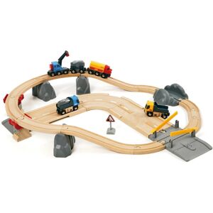 BRIO 7312350332100 - Speelgoedtrein met bouwvoertuigen BRIO 7312350332100 - Speelgoedtrein met bouwvoertuigen