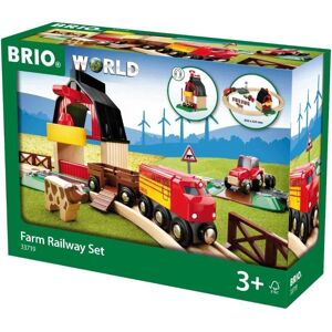 BRIO Farm Railway Set - Wooden Train with Farm Animals & Accessories BRIO Farm Railway Set - Wooden Train with Farm Animals & Accessories