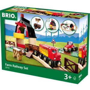 BRIO Farm Railway Set - Wooden Train with Farm Animals & Accessories BRIO Farm Railway Set - Wooden Train with Farm Animals & Accessories