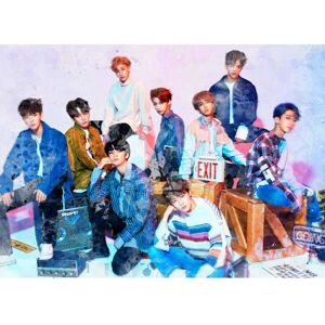 ART A3 Print - Stray Kids Flerfarvet - Plakat ART A3 Print - Stray Kids Flerfarvet - Plakat