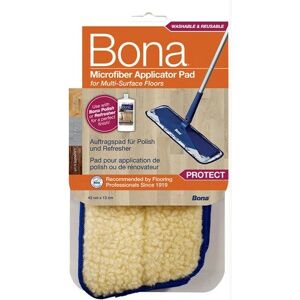 Bona Tampon en Microfibre - Applicateur de Polish pour Sols - 246x136mm - Publicité Bona Tampon en Microfibre - Applicateur de Polish pour Sols - 246x136mm - Publicité