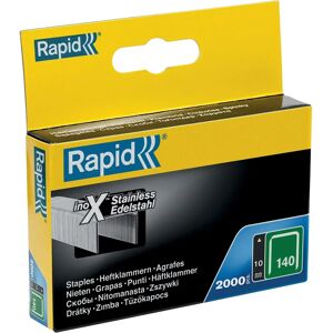 Rapid Stainless Steel Flat Wire Staples - 10mm - Pack of 2000 - Staples Rapid Stainless Steel Flat Wire Staples - 10mm - Pack of 2000 - Staples