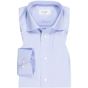 Eton Heren Micro Houndstooth Overhemd - Blauw - Maat: 41 Eton Heren Micro Houndstooth Overhemd - Blauw - Maat: 41