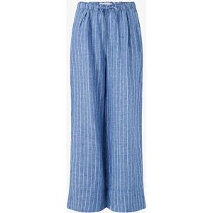 Gina Tricot - Løse linbukser - Blå 42 Kvinder Gina Tricot - Løse linbukser - Blå 42 Kvinder