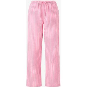 Gina Tricot - Dina Linen Bukser - Rosa - Kvinde Gina Tricot - Dina Linen Bukser - Rosa - Kvinde