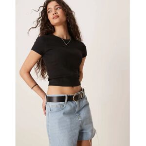 Gina Tricot - Basic Tight Top - Svart - Topper Gina Tricot - Basic Tight Top - Svart - Topper