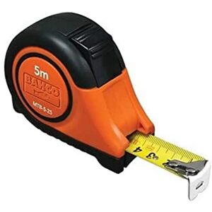 Bahco 5m Measuring Tape - Multi-Colour, Auto-Lock Bahco 5m Measuring Tape - Multi-Colour, Auto-Lock