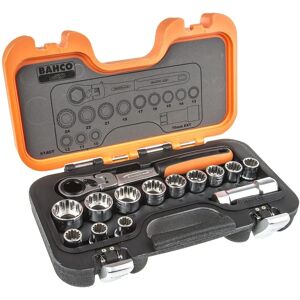 Bahco S140T Multi-Colour Socket Set - 14 Piece Bahco S140T Multi-Colour Socket Set - 14 Piece