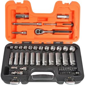 Bahco S330L Socket Set - 53 Piece, Metric, Deep Drive, 1/4in & 3/8in Bahco S330L Socket Set - 53 Piece, Metric, Deep Drive, 1/4in & 3/8in