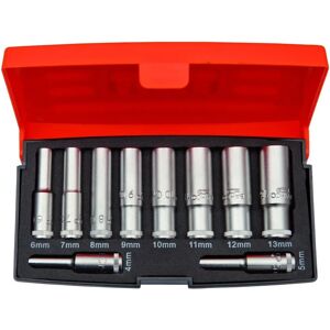 Bahco S0810L Deep Socket Set - 10 Pieces - Multi-Colour Bahco S0810L Deep Socket Set - 10 Pieces - Multi-Colour