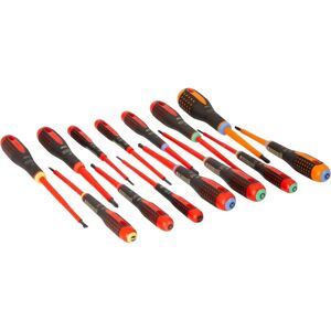 Bahco Screwdriver Set - Ergonomic, VDE Insulated, 14-Piece - Screwdriver set Bahco Screwdriver Set - Ergonomic, VDE Insulated, 14-Piece - Screwdriver set