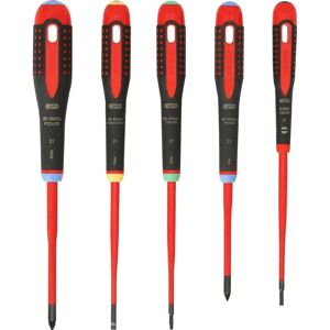 Bahco BE-9872SL ERGO VDE Insulated Screwdriver Set - 5 Piece Bahco BE-9872SL ERGO VDE Insulated Screwdriver Set - 5 Piece