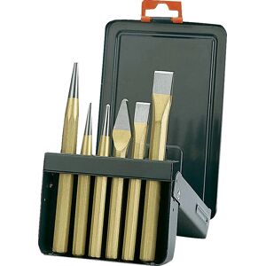 Ensemble de 6 ciseaux à métaux Bahco 3736S/6 en cuivre - Outils à main - Publicité Ensemble de 6 ciseaux à métaux Bahco 3736S/6 en cuivre - Outils à main - Publicité