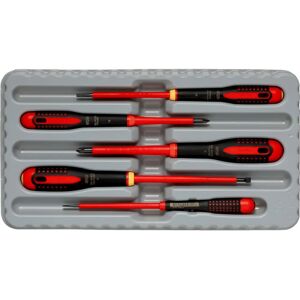 Bahco BE-9881S Insulated Screwdriver Set - Ergonomic, 5 pcs Bahco BE-9881S Insulated Screwdriver Set - Ergonomic, 5 pcs