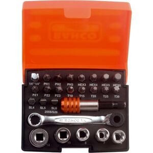 Bahco 2058/S26 Compact Screwdriver & Socket Set - Screwdriver Bit Set Bahco 2058/S26 Compact Screwdriver & Socket Set - Screwdriver Bit Set