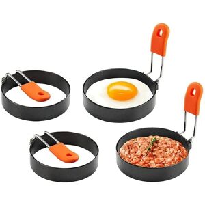 INF Ægge-ring Sæt - Rustfrit stål/Silikone Sort INF Ægge-ring Sæt - Rustfrit stål/Silikone Sort