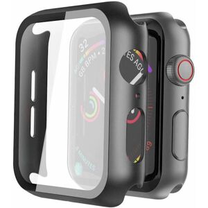 Vitre trempée noire pour Apple Watch 4/5/6/SE - Publicité Vitre trempée noire pour Apple Watch 4/5/6/SE - Publicité