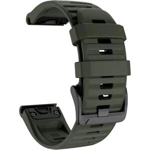 INF Pulseira de Silicone Verde Militar para Garmin Fenix - Acessórios INF Pulseira de Silicone Verde Militar para Garmin Fenix - Acessórios