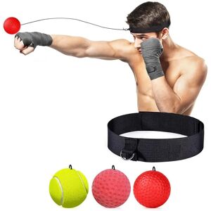 INF Hovedbånd og 3 reflekterende bolde til boksning - Sportsudstyr INF Hovedbånd og 3 reflekterende bolde til boksning - Sportsudstyr