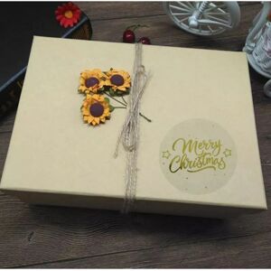 INF - Merry Christmas Stickers - Gold - Sticker Roll - Publicité INF - Merry Christmas Stickers - Gold - Sticker Roll - Publicité