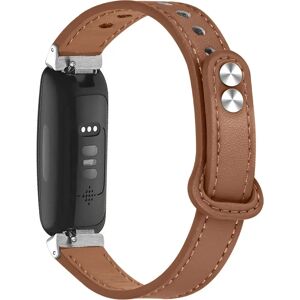 INF Brand Bracelet de montre en cuir Fitbit Inspire 2 - Bracelet, Cuir véritable, Marron - Publicité INF Brand Bracelet de montre en cuir Fitbit Inspire 2 - Bracelet, Cuir véritable, Marron - Publicité