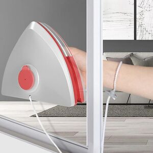 INF Nettoyeur de fenêtres magnétique double face - Rouge INF Nettoyeur de fenêtres magnétique double face - Rouge