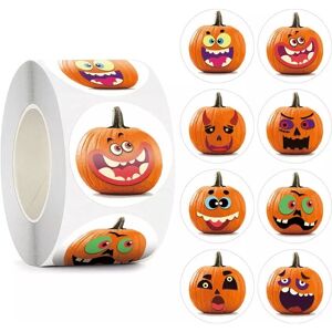 INF - Halloween Pumpkin Stickers - Orange - Publicité INF - Halloween Pumpkin Stickers - Orange - Publicité