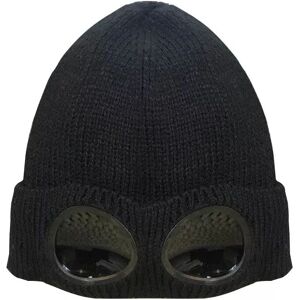 INF - Winter Knit Hat with Protective Glasses - Noir - Hat - Publicité INF - Winter Knit Hat with Protective Glasses - Noir - Hat - Publicité
