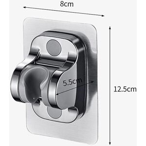 INF Support Murale Ajustable pour Poignée de Douche - Support de Tête de Douche, Étanche, Sans Perçage INF Support Murale Ajustable pour Poignée de Douche - Support de Tête de Douche, Étanche, Sans Perçage