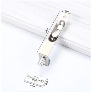 INF Dole Verrou de porte en acier inoxydable - Verrou encastré 18mm - Publicité INF Dole Verrou de porte en acier inoxydable - Verrou encastré 18mm - Publicité