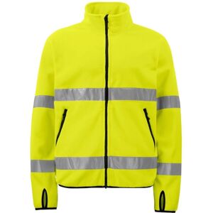 Projob Gul/sort Hi Viz fleece jakke - Fleecejakke Projob Gul/sort Hi Viz fleece jakke - Fleecejakke