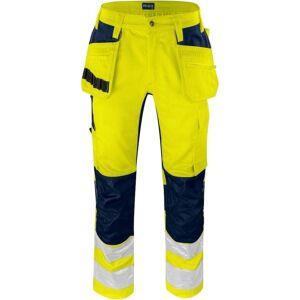 Projob Gul/Navy Arbejdsbukser - EN ISO 20471 Klasse 2 Projob Gul/Navy Arbejdsbukser - EN ISO 20471 Klasse 2
