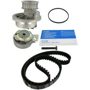 SKF Water Pump & Timing Belt Kit - Water Pump, 111 Teeth, Steel Impeller SKF Water Pump & Timing Belt Kit - Water Pump, 111 Teeth, Steel Impeller