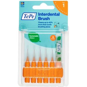 Tepe Orange 0.45mm Interdental Brushes - 6 Pack Tepe Orange 0.45mm Interdental Brushes - 6 Pack