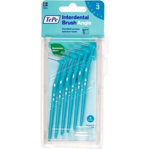 TePe Angle Interdental Brush (6 pcs.) - 0.6mm Blue TePe Angle Interdental Brush (6 pcs.) - 0.6mm Blue