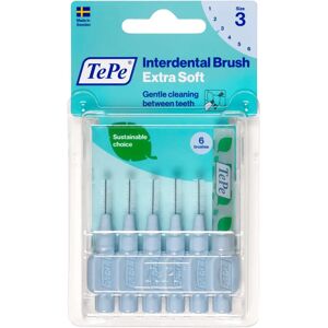 Spazzolino interdentale TePe Extra Soft - 6 pz - Rimozione efficace della placca Spazzolino interdentale TePe Extra Soft - 6 pz - Rimozione efficace della placca