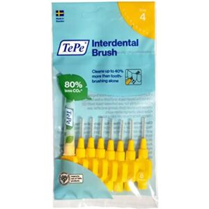TePe Model 0.7 mm Yellow Interdental Brush - 8 pcs TePe Model 0.7 mm Yellow Interdental Brush - 8 pcs