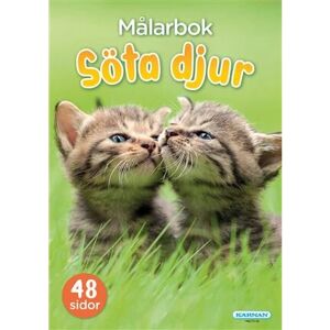 Kärnan Söta Djur Målarbok - A4 Kärnan Söta Djur Målarbok - A4