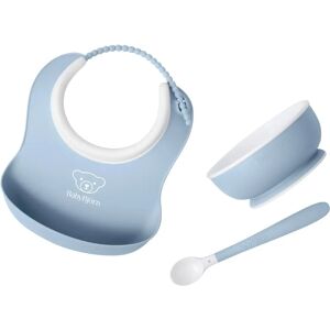 Babybjörn Baby Feeding Set - Powder Blue - 3 pcs Babybjörn Baby Feeding Set - Powder Blue - 3 pcs