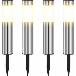 AHLSEN - Luz solar de jardín - Acero inoxidable - IP65 impermeable - Luces solares exteriores AHLSEN - Luz solar de jardín - Acero inoxidable - IP65 impermeable - Luces solares exteriores