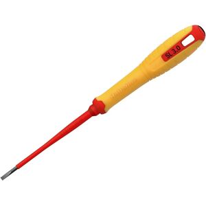 Hultafors Model 445045 VDE Slotted Screwdriver - Safety Up to 1000V Hultafors Model 445045 VDE Slotted Screwdriver - Safety Up to 1000V