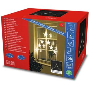 Konstsmide 7 Star Curtain with LED's - LED Curtain Lights Konstsmide 7 Star Curtain with LED's - LED Curtain Lights