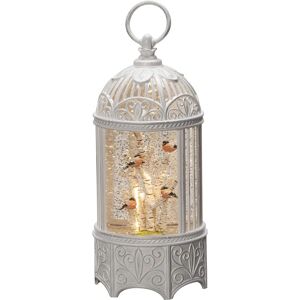 Konstsmide Water Lantern Bullfinches - Water-filled Snow Lantern with Timer Konstsmide Water Lantern Bullfinches - Water-filled Snow Lantern with Timer
