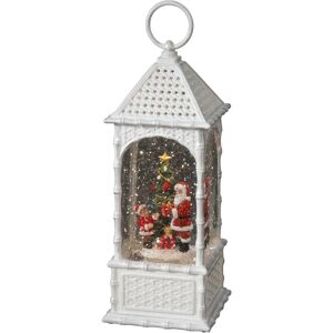 Konstsmide Santa & Tree LED 27cm - Vattenfylld Glitter-Lykta - Juldekoration Konstsmide Santa & Tree LED 27cm - Vattenfylld Glitter-Lykta - Juldekoration