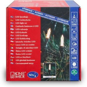 Konstsmide 6020-100 Ljuslina - 80 LED, Inomhus & Utomhus Konstsmide 6020-100 Ljuslina - 80 LED, Inomhus & Utomhus