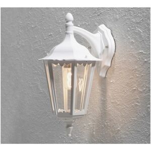 Konstsmide Firenze Outdoor Wall Light - IP43 Classic White Lantern Konstsmide Firenze Outdoor Wall Light - IP43 Classic White Lantern