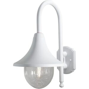 Konstsmide Bari Outdoor Wall Light - White/Arched IP23 Konstsmide Bari Outdoor Wall Light - White/Arched IP23