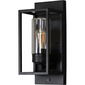 Konstsmide Black Trani Wall Light - E27, 20W, IP44 Konstsmide Black Trani Wall Light - E27, 20W, IP44