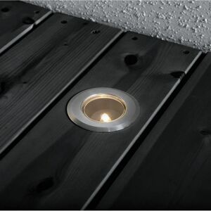 Konstsmide Mini LED Outdoor 12V G4 Stainless Steel Recessed Ground Light Set of 3 - Transformer Included Konstsmide Mini LED Outdoor 12V G4 Stainless Steel Recessed Ground Light Set of 3 - Transformer Included